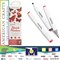American Crafts - Sketch Markers Collection - Dual Tip - Chisel and Fine Point - Cherry 3 Pack 34007548
